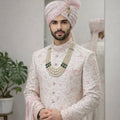 Men's Premium Embroidered Sherwani Set