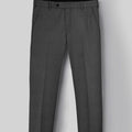 Men's Premium Tailored Fit Formal Trousers - Charcoal Grey
