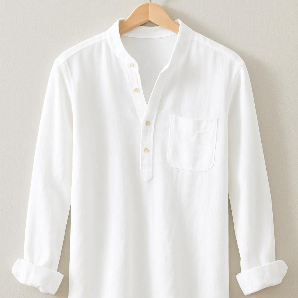 Men's Premium Cotton Ethnic Pyjama - Off White
